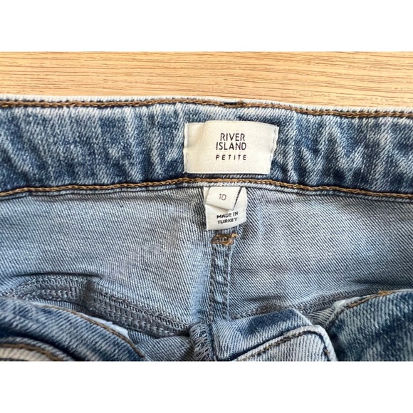 River Island Petite Size 10 High Waisted Skinny Jeans - Picture 4 of 4